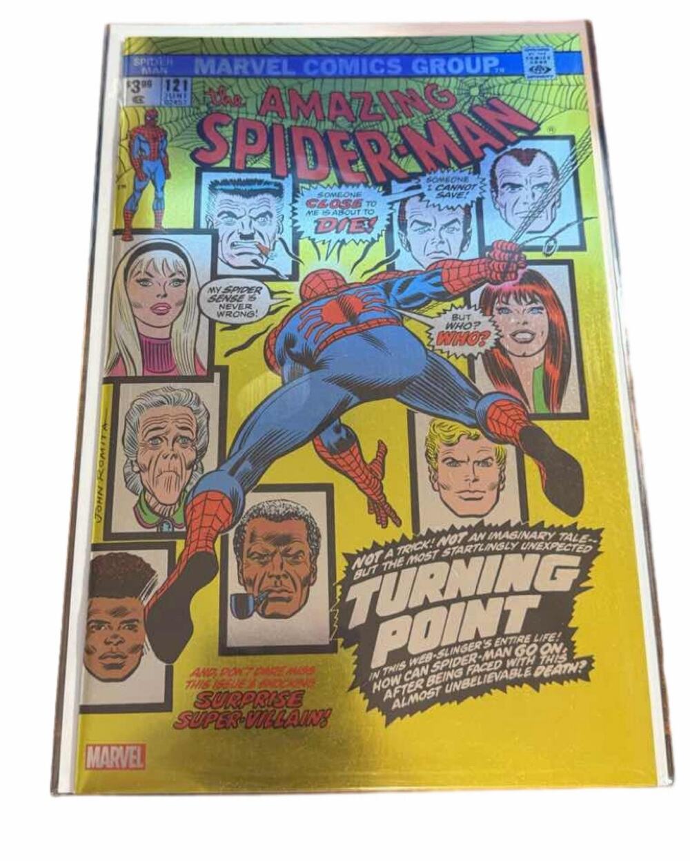 Amazing Spider-Man 121 Facsimile Foil Variant Marvel Comics 2023